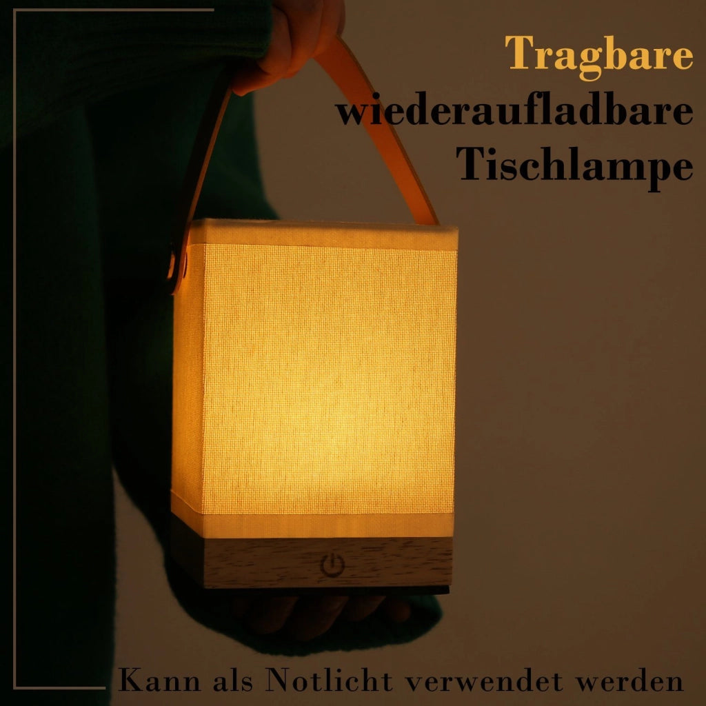 ZMH Lampada da tavolo LED wireless batteria touch dimmerabile USB ricarica per comodino