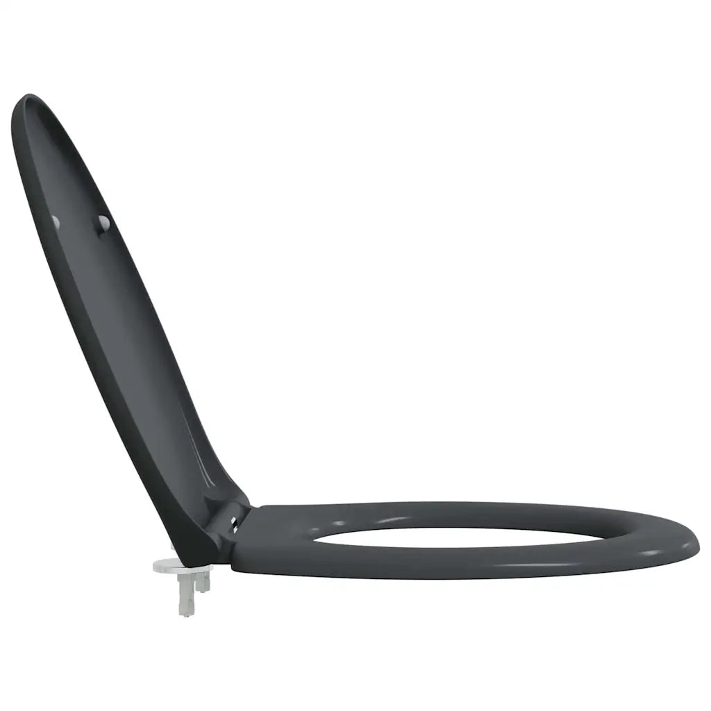 Sedile del WC Antracite 47 x 37 x 4 cm Duroplast 42002346