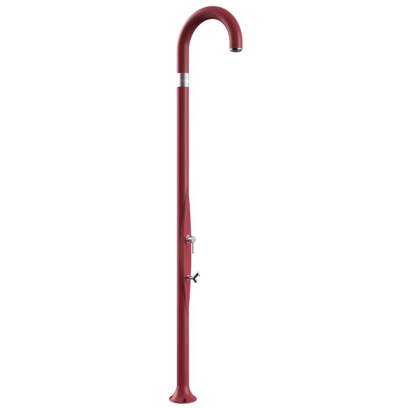 Doccia Tradizionale In Polietilene Funny Yin Con Miscelatore E Lavapiedi Colore Rosso Cv-T125/3027