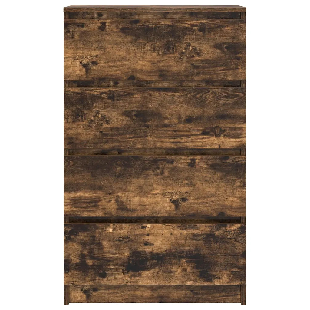 Credenza Rovere Fumo 60x35x98,5 cm in Legno Multistrato cod mxl 13953