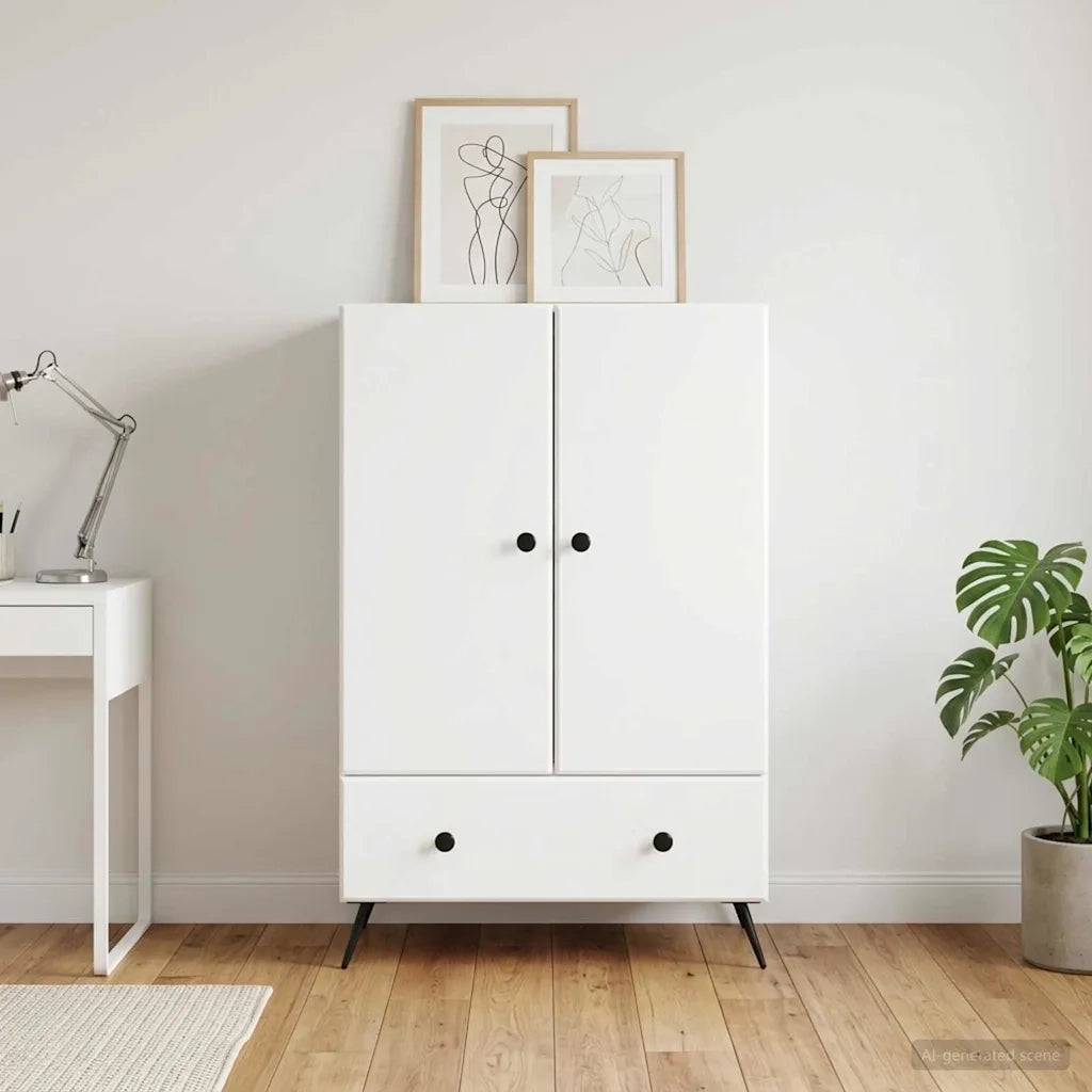 Credenza Bianco 66 x 34,5 x 95 cm Legno ingegnerizzato 895585