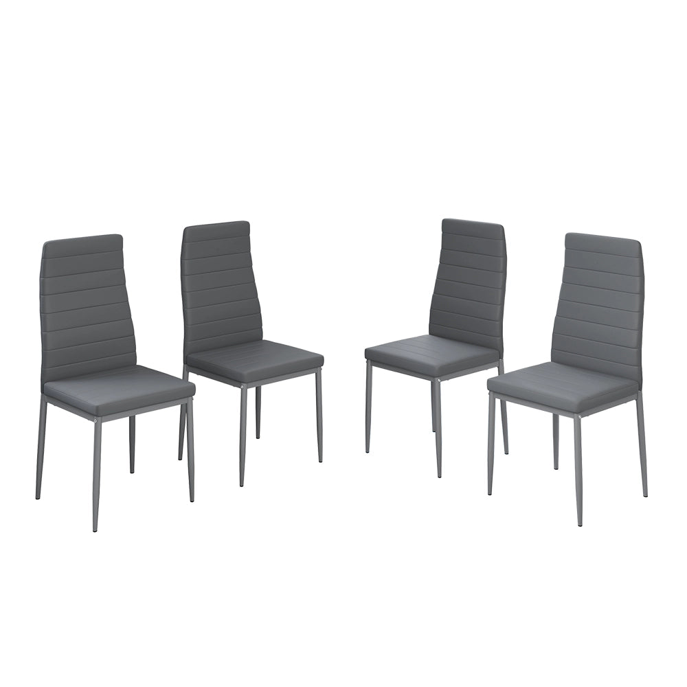 Vicco Sedie Grigio 42.5 x 48 cm Set di 4