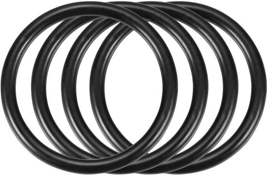 O-ring in gomma - Pacchetti di sigillaggio - Impermeabile - Nero - Sigillatura - Adatto per Auto - Diversi Dimensioni - 50 pezzi
