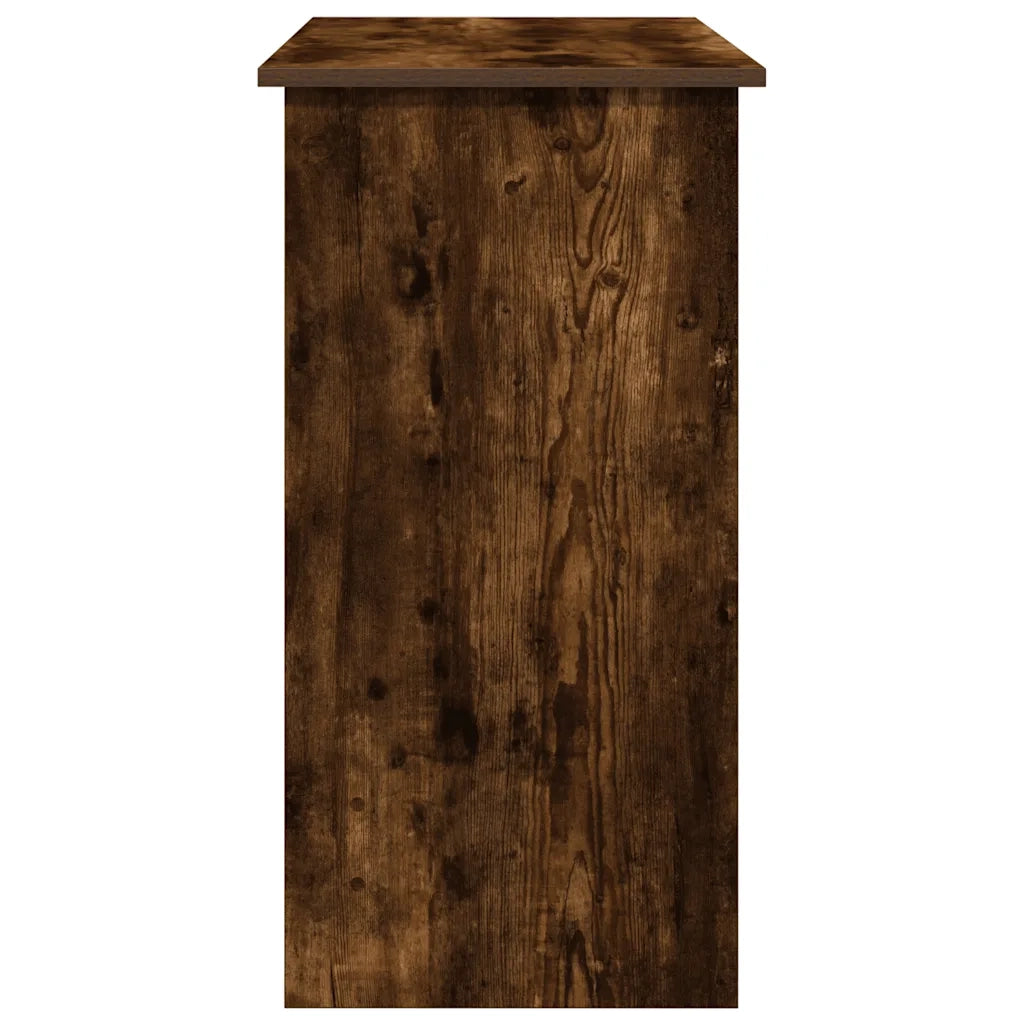 Scrivania Rovere Fumo 80x40x75 cm in Legno Multistrato