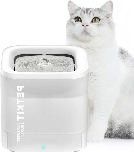 Fonte per animali domestici con pompe a rilascio wireless - 185 L - Illuminazione LED intelligente - 25 dB silenziosa - Per gatti e cani
