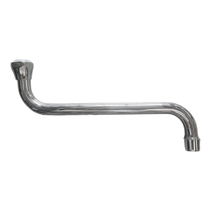 Canna becco universale per rubinetto lavello, lunga 18 cm