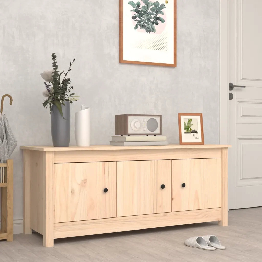 Scarpiera | Mobile per scarpe 110x38x45,5 cm in Legno Massello di Pino