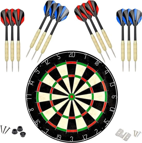Set di Darts con Tabellone di Darts, Punte e Set di Montaggio - Per Dartisti Seri

Modello: 123456
Compatibilità: 40-50 mm
Incluso: 12 punte, 3 montaggi, 1 tabellone di darts