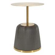Tavolinetto Egle Grigio cm ø 40x55