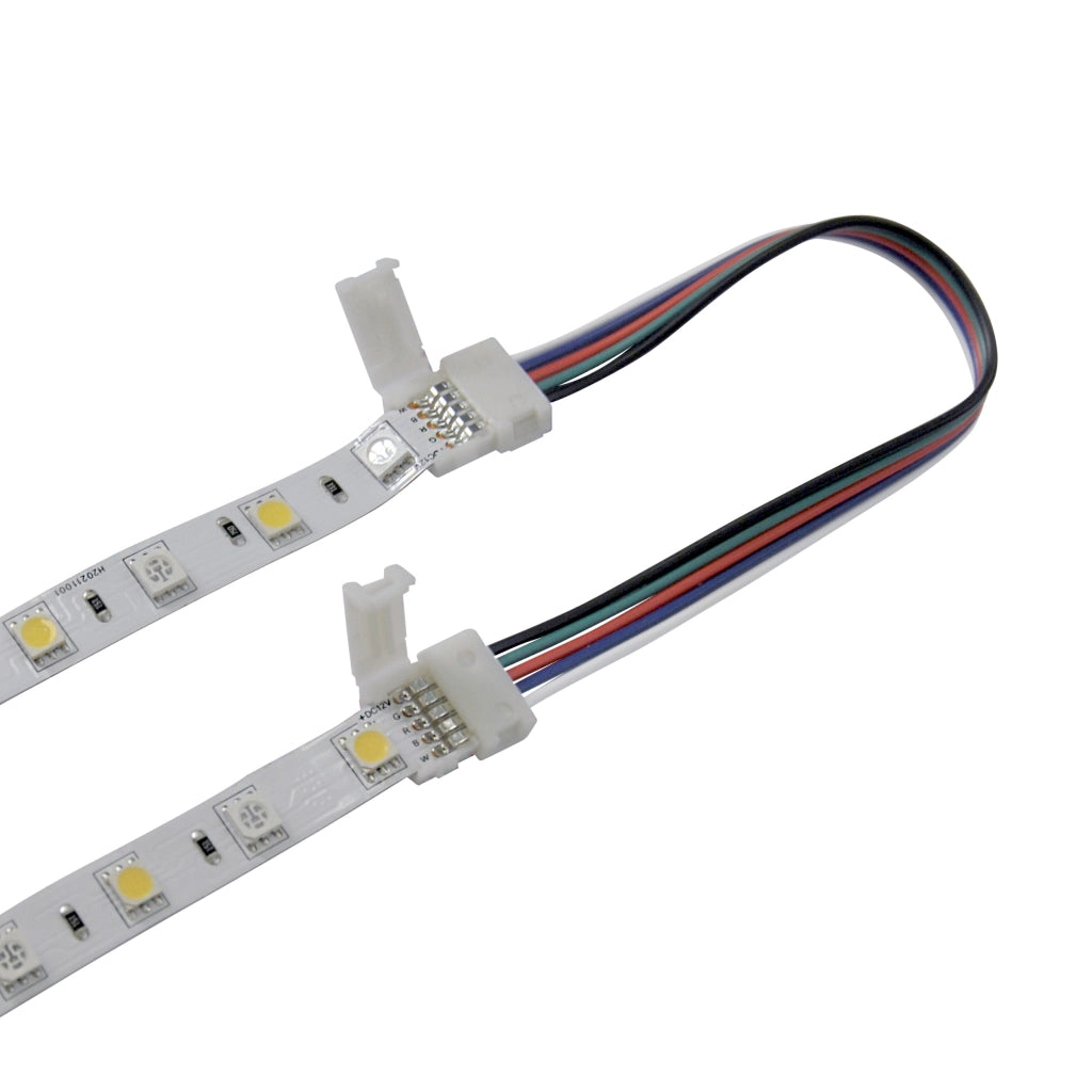 Connettore angolare LED RGBW 10mm 5 pin 12-24V Polux