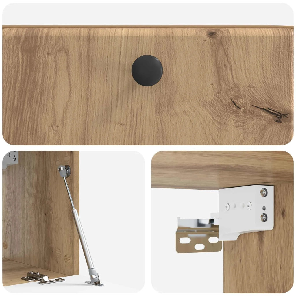 Mobile Porta TV da Muro 59,5 x 31 x 30 cm Rovere Artigianale 899224