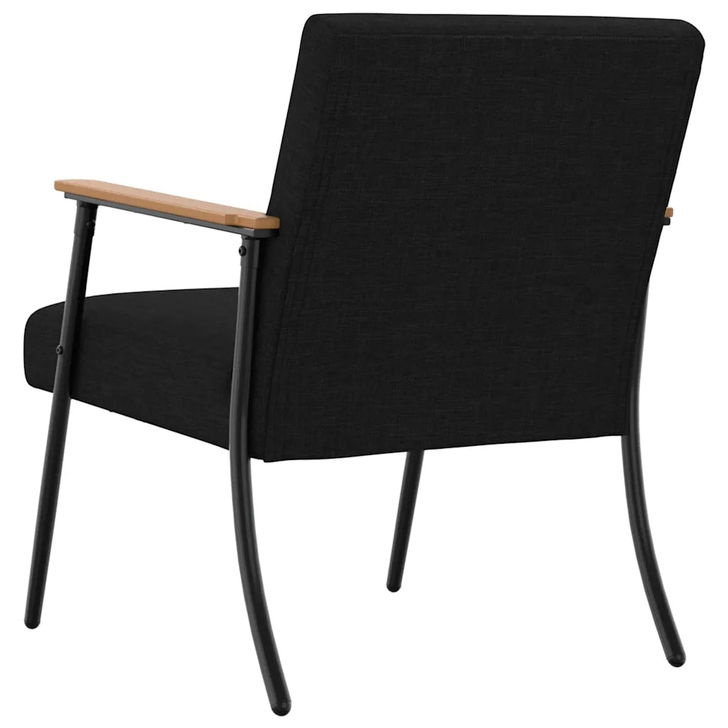 Divano Sedia-Poltrona-Poltroncina Nero Tessuto 551575