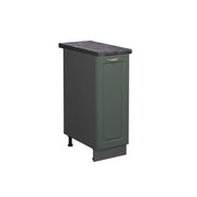 Armadio cucina dispensa alto Fame-Line Verde-oro rustico/Antracite 30 cm, PL Antracite Vicco