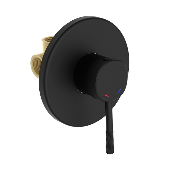 Miscelatore Incasso Doccia Serie Nobel Nero