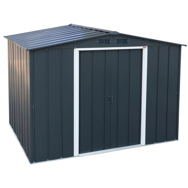 Casetta in metallo 8 x 6  Ezooza 1821 x 2620x 1910 mm grigia: una soluzione durevole per i tuoi spazi esterni