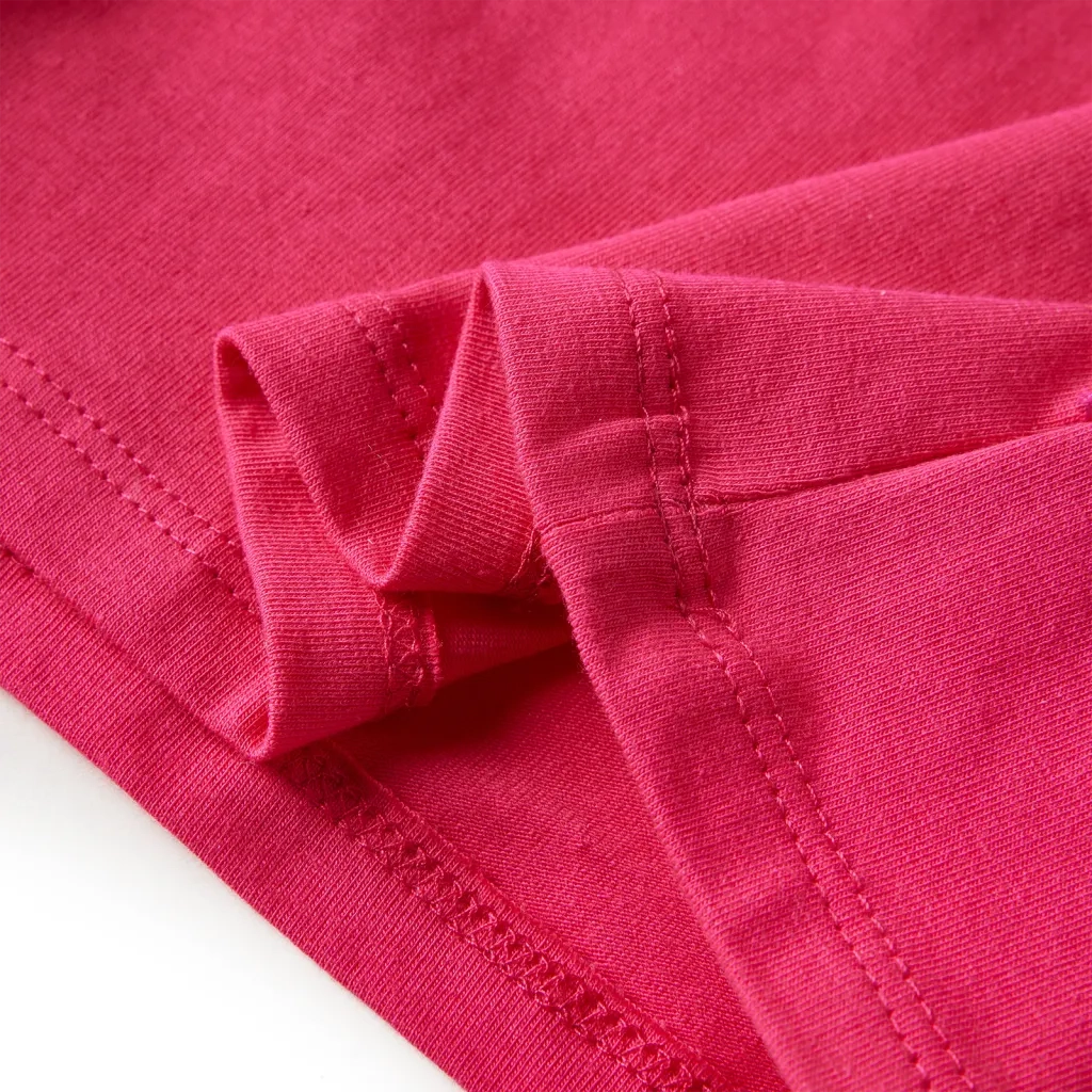 Maglietta da Bambina a Maniche Lunghe Fucsia 140 14153