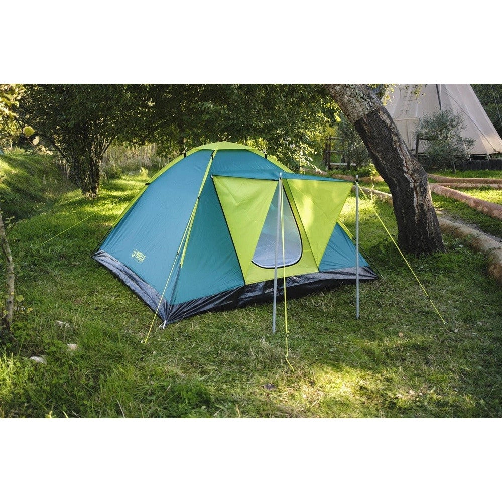 Trade Shop - Tenda Da Campeggio Cool Ground Per 3 Posti 210x210x120 Cm Zanzariera Tasca 68088 -
