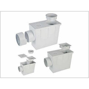 Pozzetto pluviale raccordi quadr ati 80x80 100x100 b08lqvwmd4