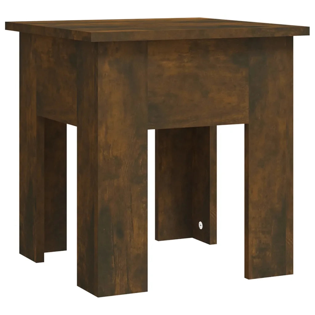 Tavolino da Salotto Rovere Fumo 40x40x42 cm in Truciolato cod mxl 29778