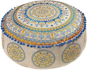 Veloce scivolo per pavimento 60 x 20 cm - Decorazione di lusso artigianale - Poiana per meditazione - Angolo di soggiorno boho chic - Artefatto di artigianato manuale - Alta qualità