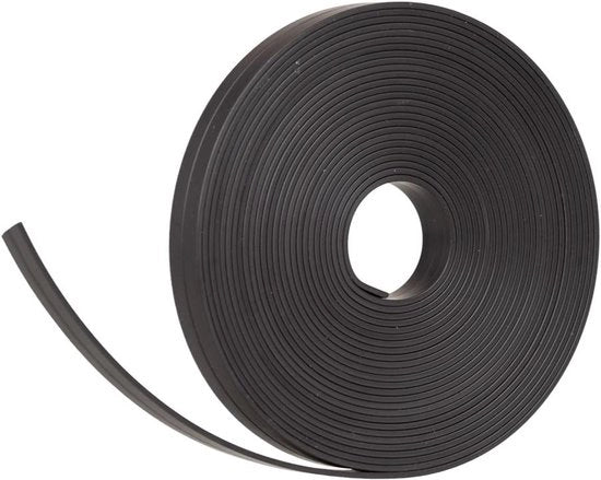 Cinturino magnetico 5m - Nero - Linee per Tavole bianche
