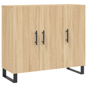 Credenza | Madia | Buffet da pranzo | Armadio da pranzo Rovere Sonoma 90x34x80 cm in Legno Multistrato
