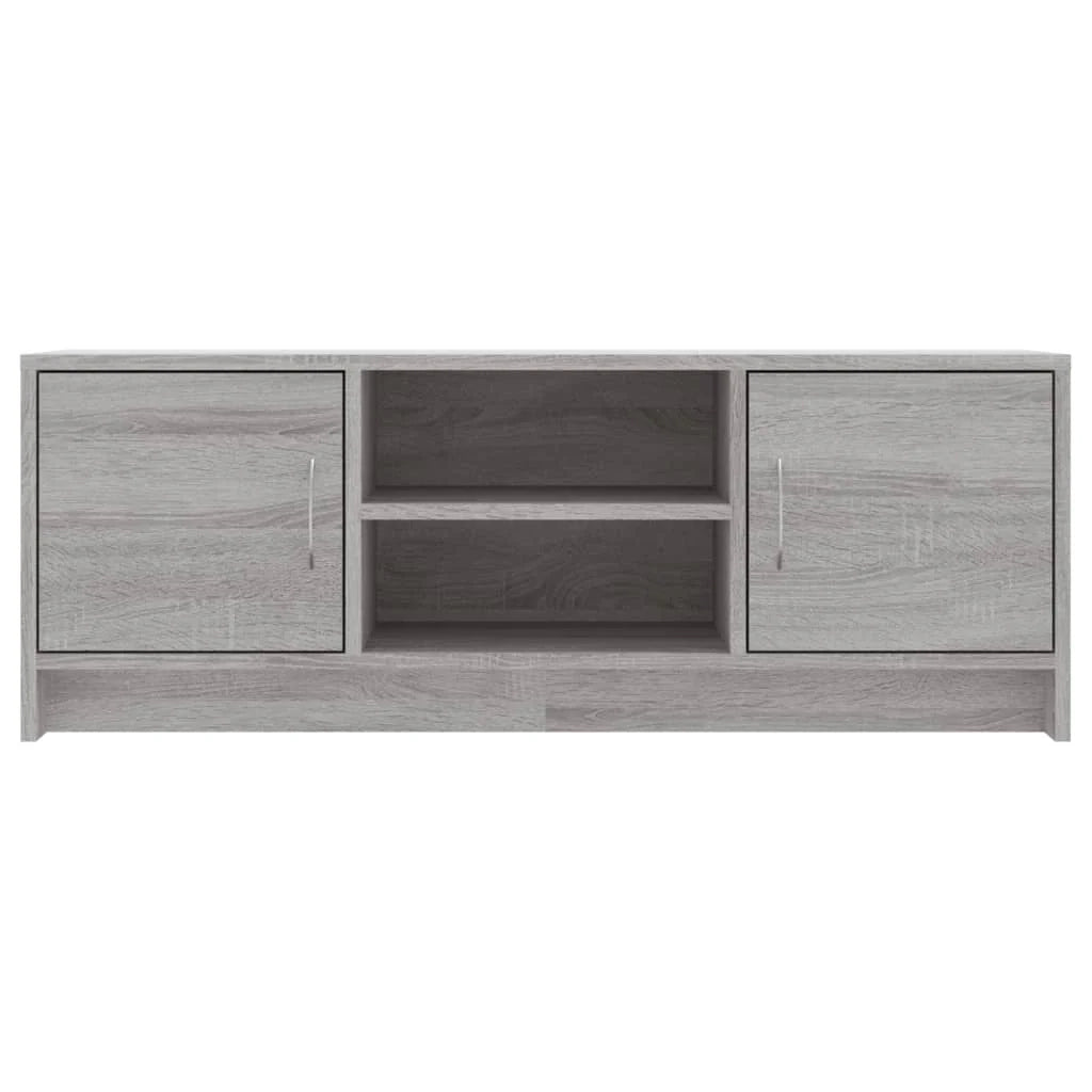 Mobile TV multimediale mensola TV credenza TV sala da pranzo soggiorno camera da letto Sonoma 102 x 30 x 37,5 cm legno ingegnerizzato grigio 02_0028347