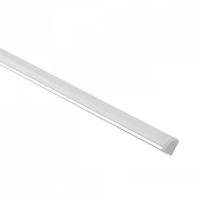 Profilo LED RW02 angolare anodizzato diffusore opale 2m Ecolight