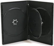 Scatola vuota per 3 dischi 14 mm - Nero - 50 pezzi BOX15