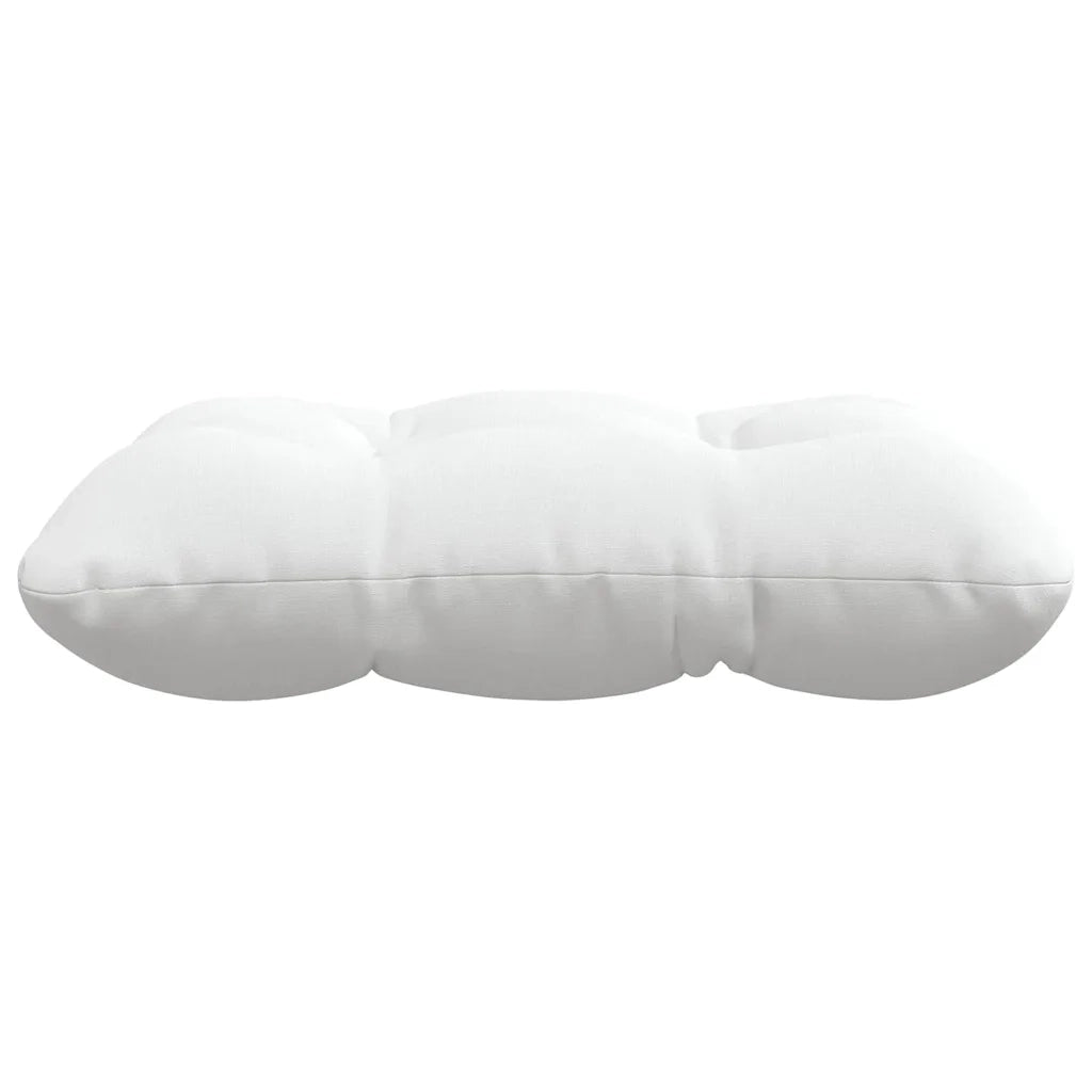 Cuscini per Seduta 4 pcs Bianco 40 x 40 x 12 cm Tessuto