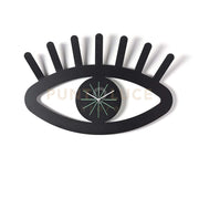 orologio da parete di design ciclope Nero/verde acqua in Ferro 55x36,5h cm