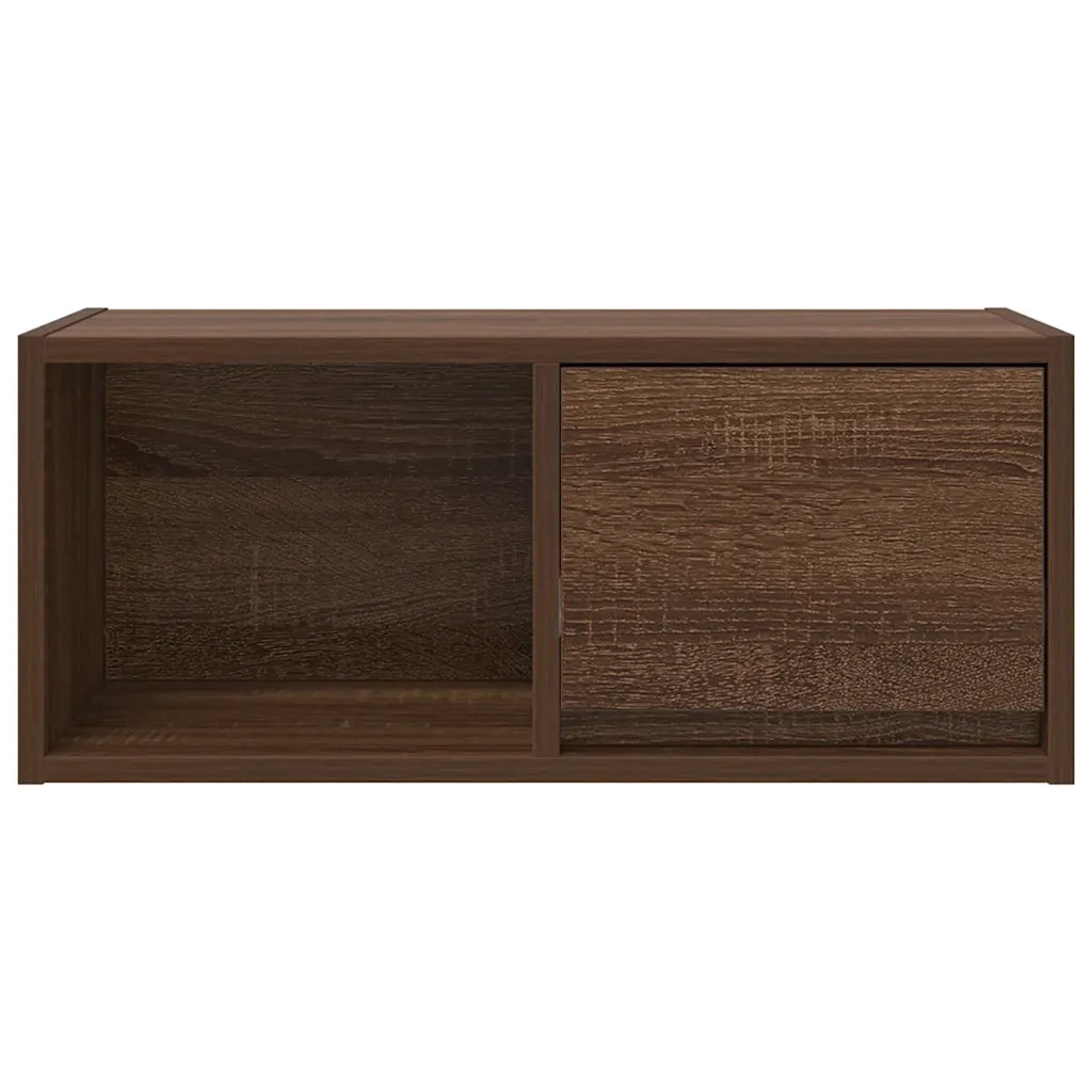 Mobili TV 2 pz Rovere Marrone 60x31x25,5 cm Legno Multistrato