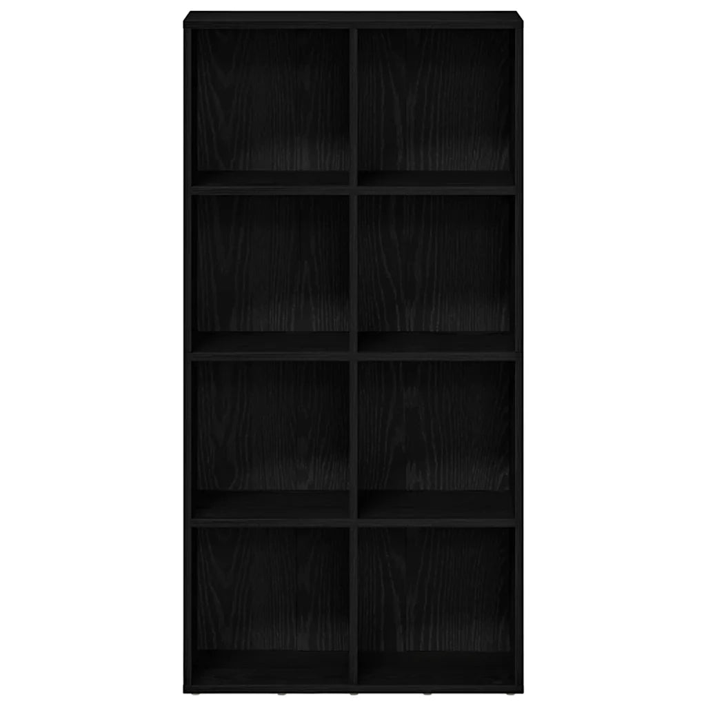 Libreria Rovere Nero 66x30x130 cm in Legno Multistrato 862397
