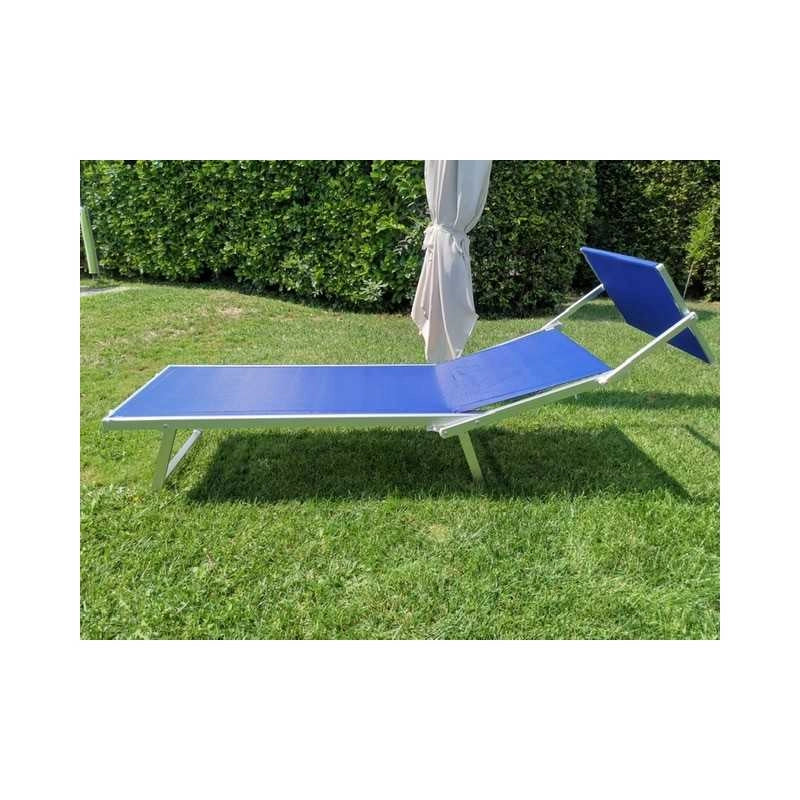 Lettino Prendisole Alluminio Sea V/I Blu Vette 04912