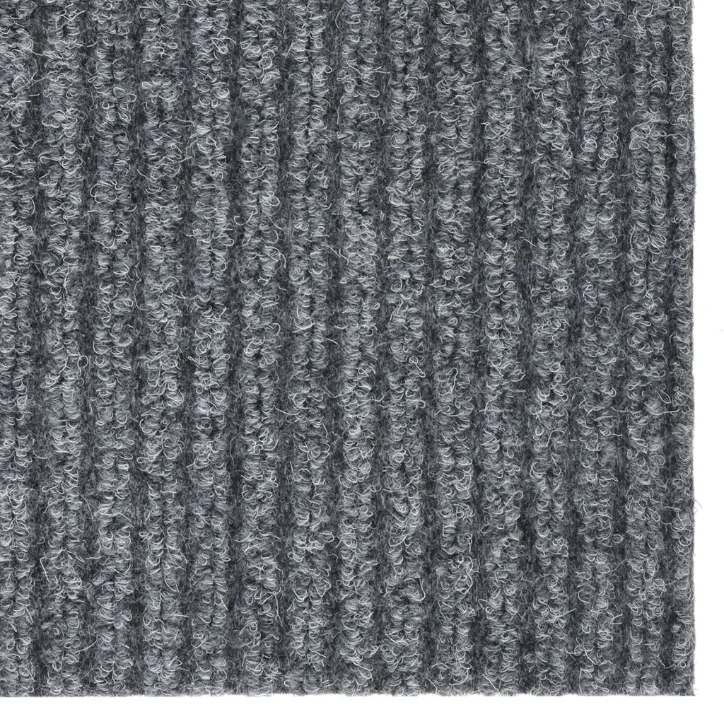 Tappeto Corsia Acchiappa Polvere 100x150 cm Grigio 327175