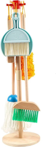 Carrello di pulizia - Carrello di pulizia per la casa - Set di pulizia - Scopa per pulire - Carrello per pulire - Giocattolo per bambini