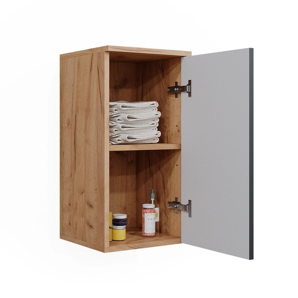 Vicco Mobile bagno Antracite puntinato 30 x 59 cm 2 scomparti, bagno