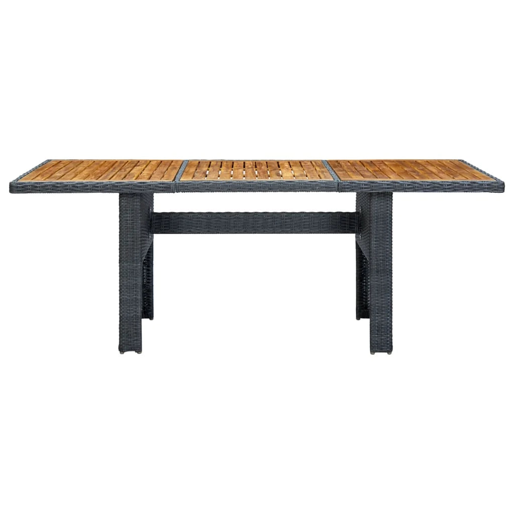 Set da pranzo da 9 pezzi con cuscini resina intrecciata grigio scuro 02_0014645