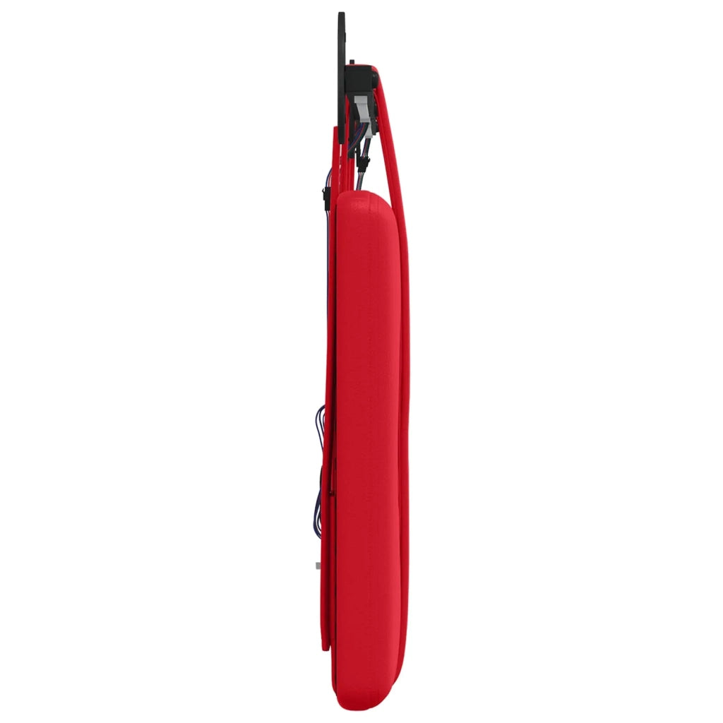 Testiera sospesa Con luce LED Rosso Similpelle 3424183