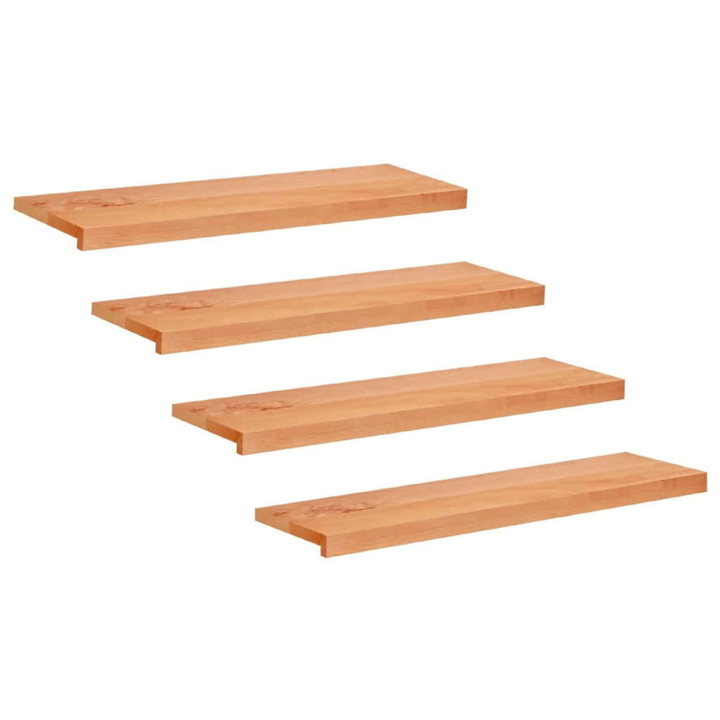Tappeti per scale 4 pz 100 x 30 x 2 cm Vernice 3446217