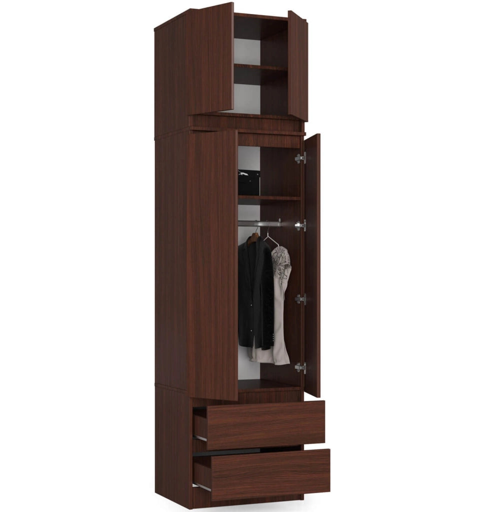 Sopralzo per armadio AKORD S60 Wengé 60 cm 2 ante 60x51x55 cm