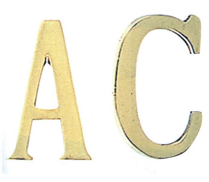 numero civico in ottone "b" mm.75 cod:ferx.4439