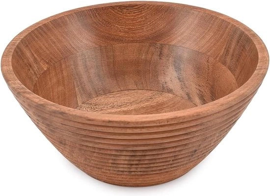 Scatola per frutta in legno di acacia per il bancone - scatola decorativa in legno per frutta - decorazione per cucina e sala da pranzo - 22,86 cm x 22,86 cm x 10,16 cm Scatola per frutta