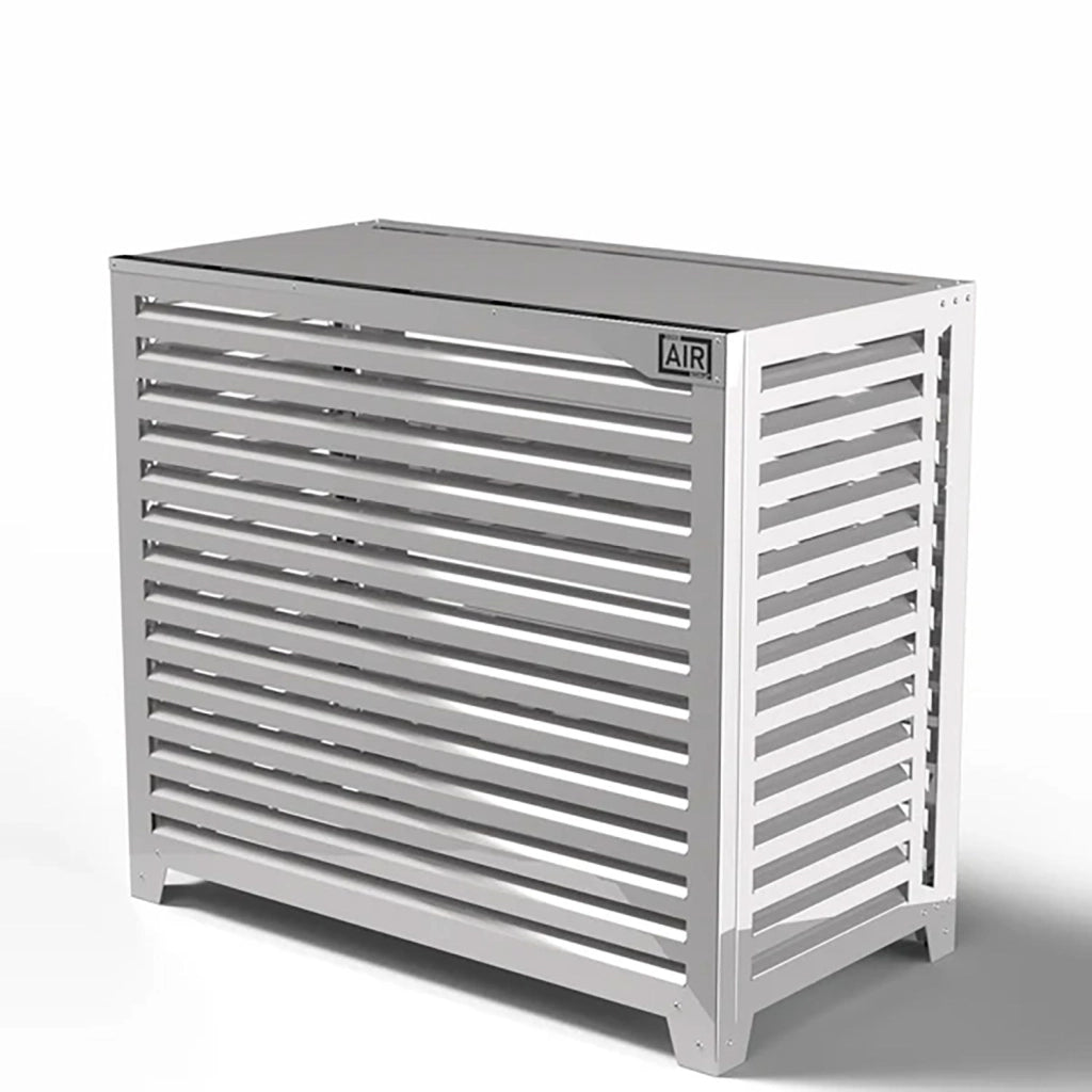 Cover Pompa di Calore 105x65x150 cm installazione a terra vicino la parete Big Blade VL Bianco