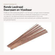Lasdraad Ronde Duurzaam e Vloeibile per Frigoriferi e Condizionatori - Materiale di Alta Qualità in Rame - Ideale per Applicazioni Elettromeccaniche - Codice Prodotto:  (se presente) - Modello:  (se presente) - Specifiche Tecniche:  (se presenti)