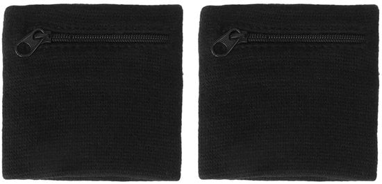 Sac da Ginnastica con Cerniera - Fascia di Sudorazione - Borsa Impermeabile - Tasca per Chiavi/Denaro - per Jogging/Fitness - Spazio per Fascia di Sudorazione