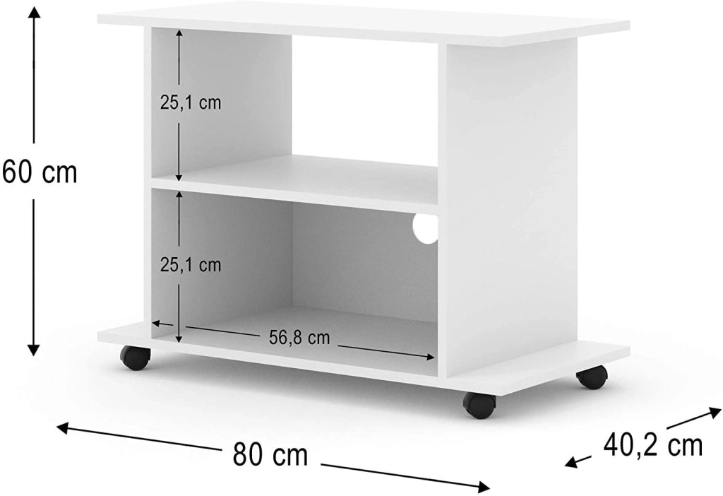 MOBILE TV YOGI WHITE MAT