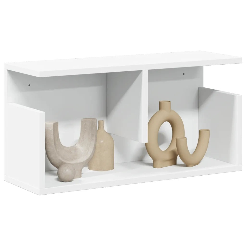 Armadietto a Muro | Mobile a Parete 60x20x30 cm Bianco in Truciolato
