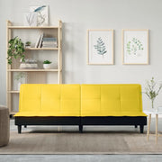 Divano letto-Sofa Letto-Daybed Giallo Chiaro in Tessuto 959015