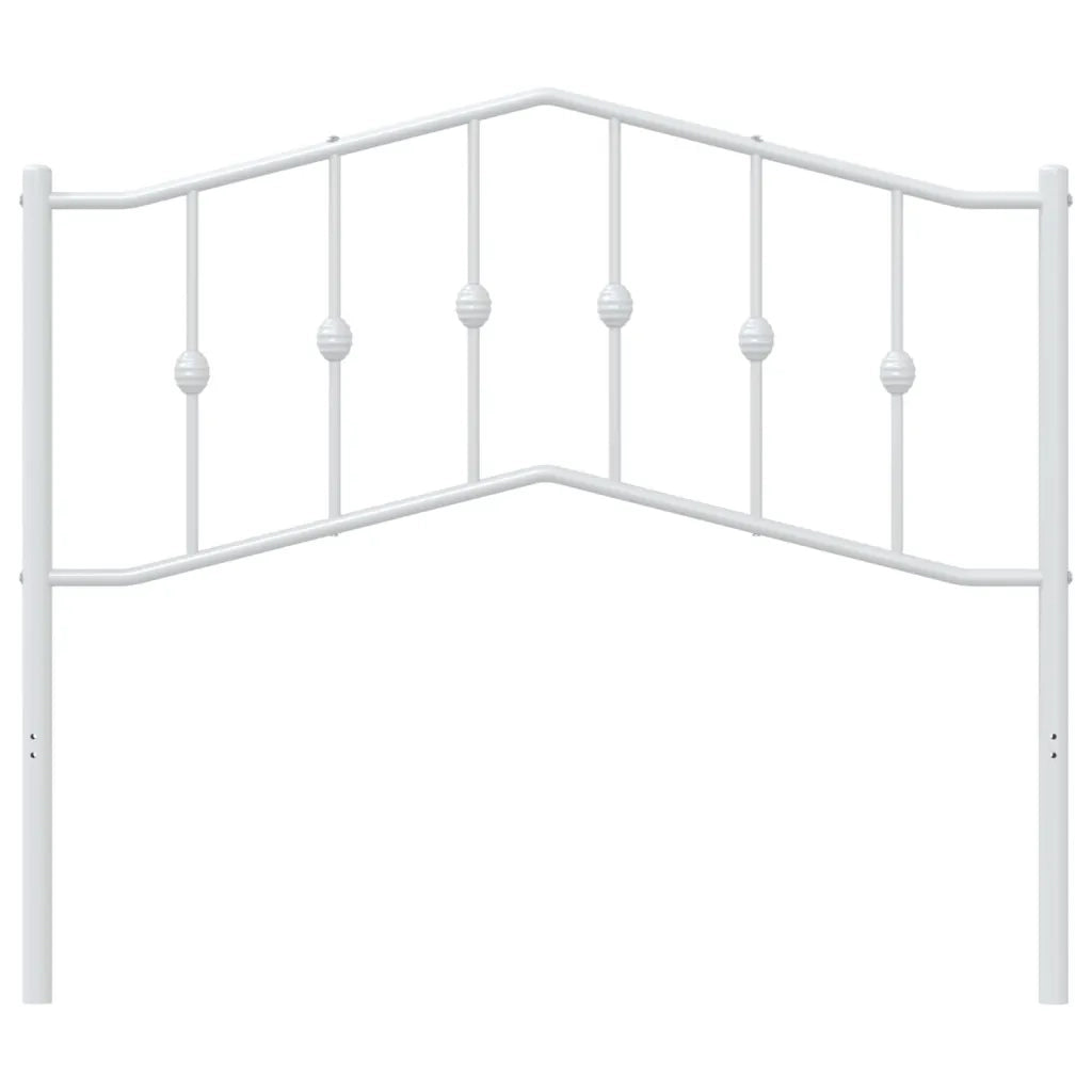 Testiera di Ricambio in Metallo Bianco 107 cm 373868